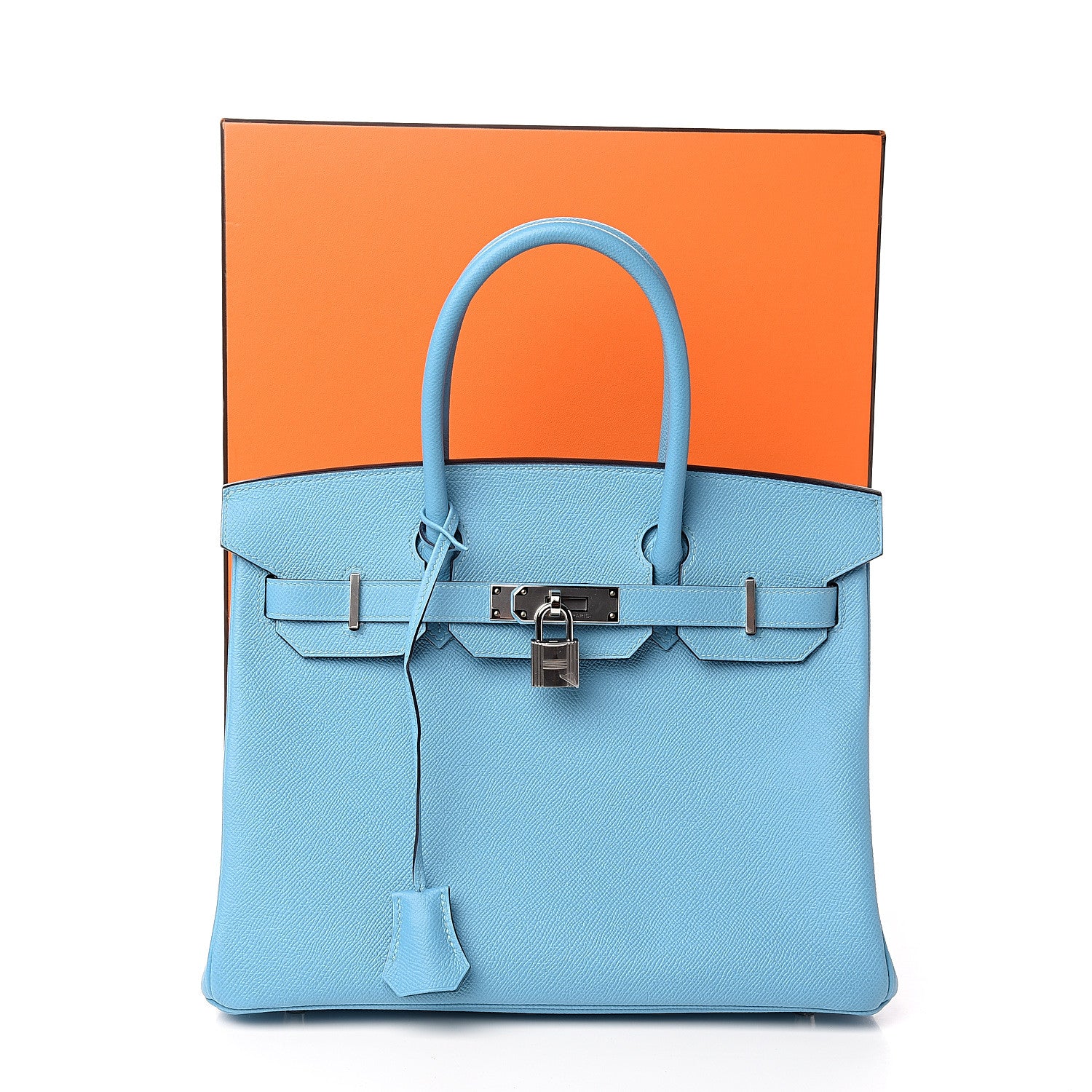 Hermes Epsom Birkin 30 Bleu Du Nord 7 of 7
