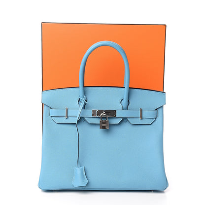 Hermes Epsom Birkin 30 Bleu Du Nord 7 of 7