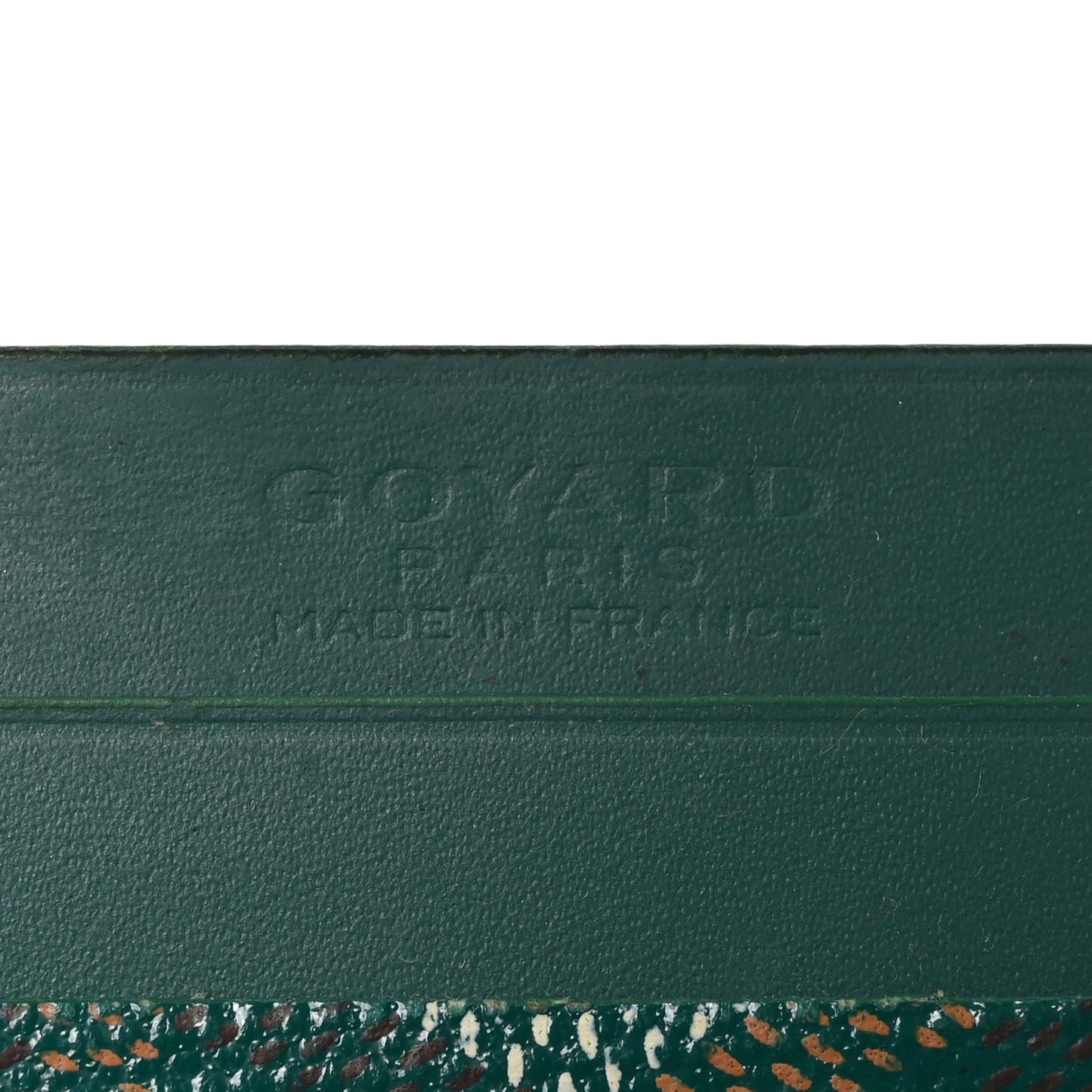 Goyardine Saint Sulpice Card Holder Green