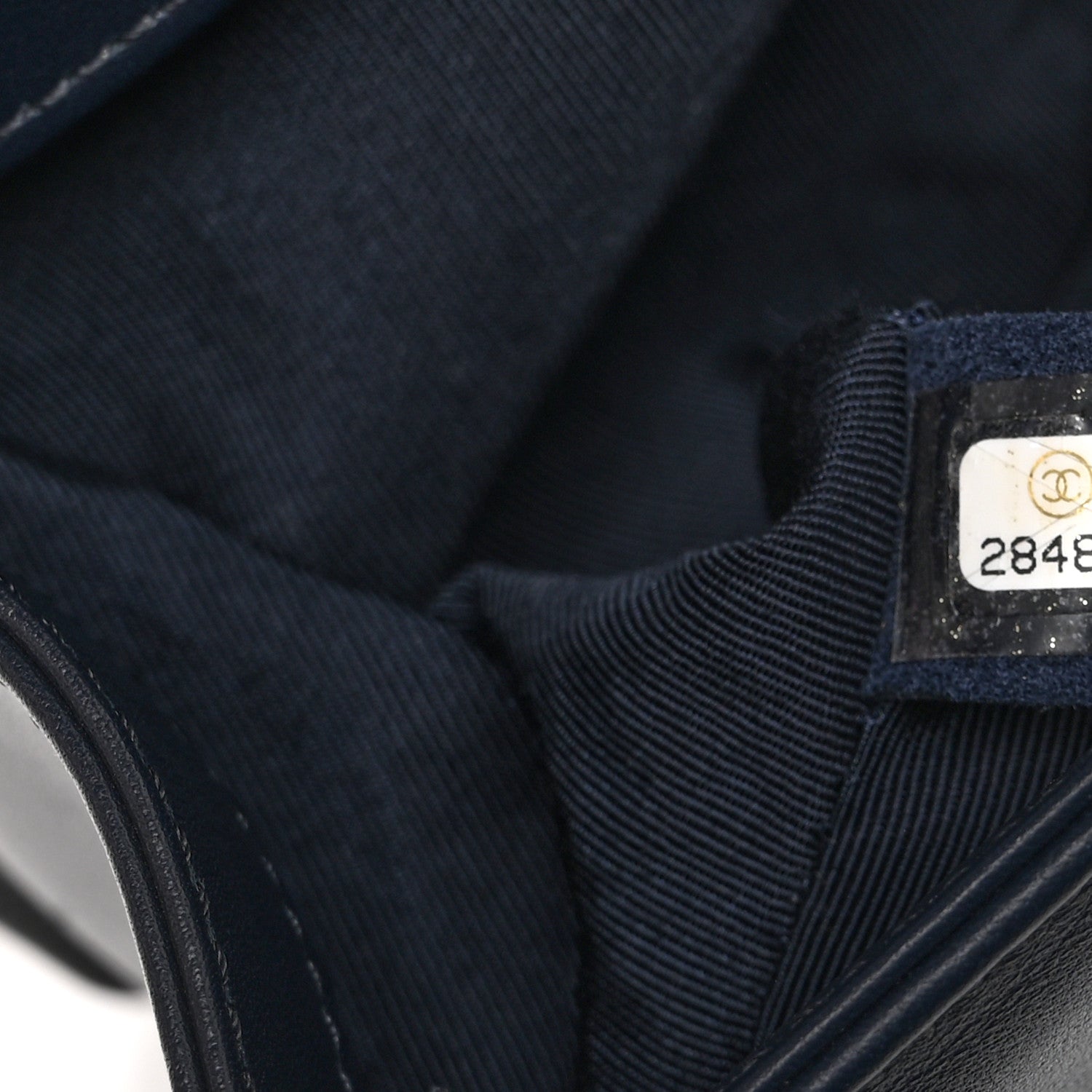 Chanel Lambskin Quilted Medium Boy Flap Dark Navy Navy 12 of 19
