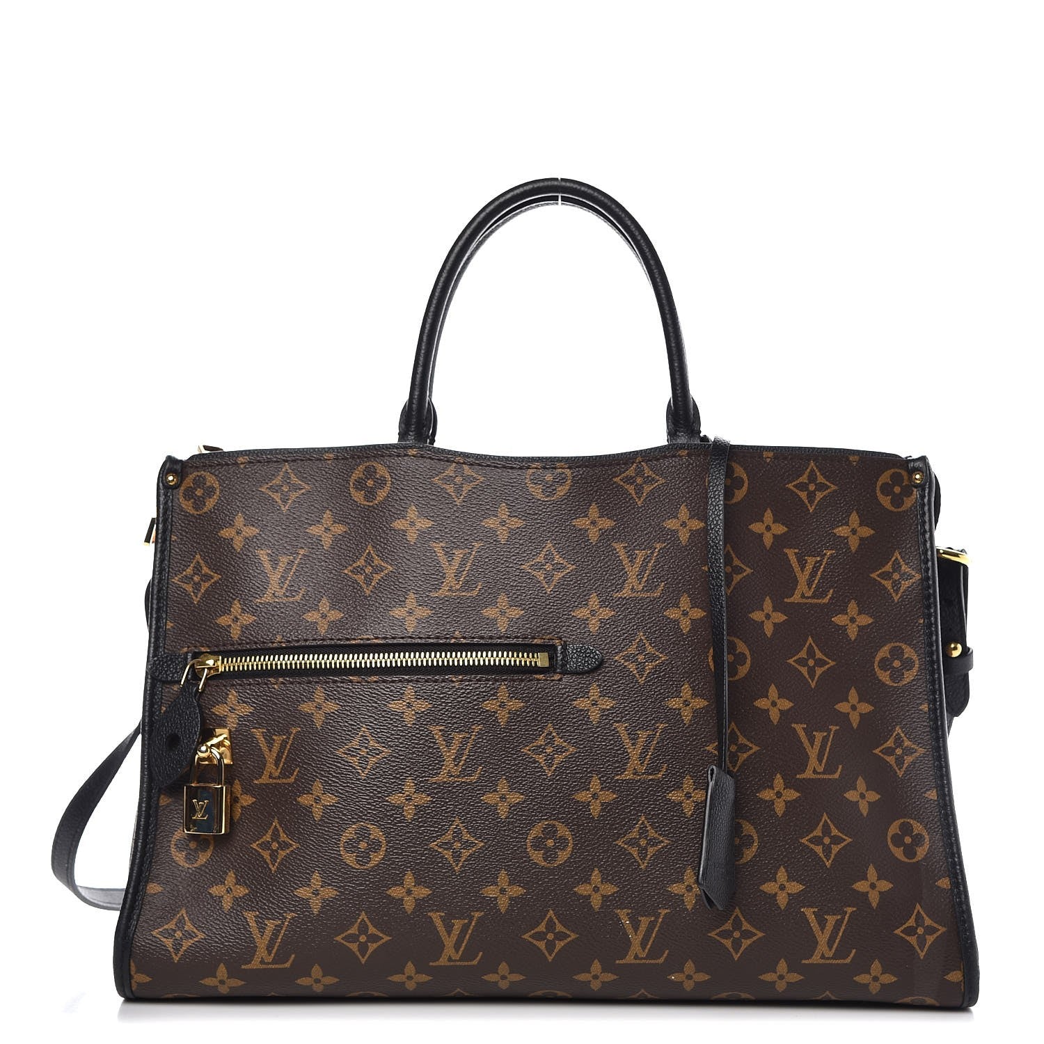 Louis Vuitton Monogram Popincourt MM Black 1 of 9