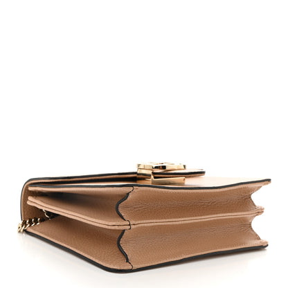 Gucci Dollar Calfskin Small Interlocking G Shoulder Bag Camelia 4 of 10
