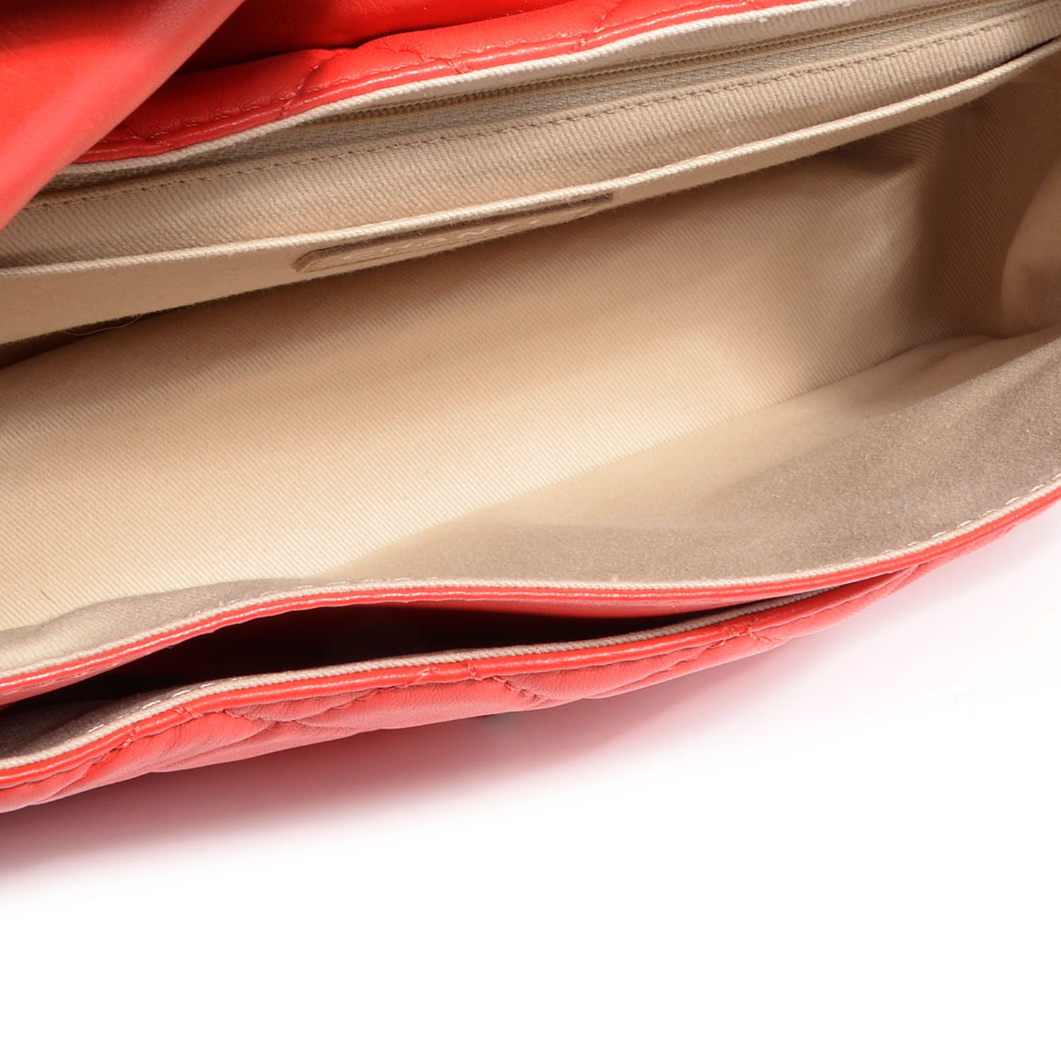 Chanel Lambskin Icons Secret Label Jumbo Flap Red 5 of 7