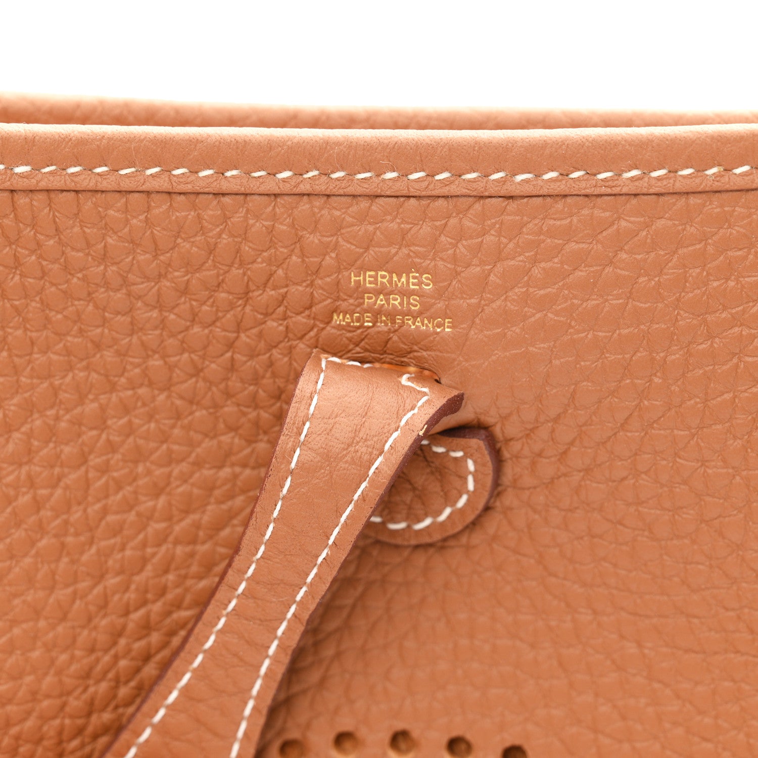Hermes Taurillon Clemence Evelyne TPM Gold 6 of 11