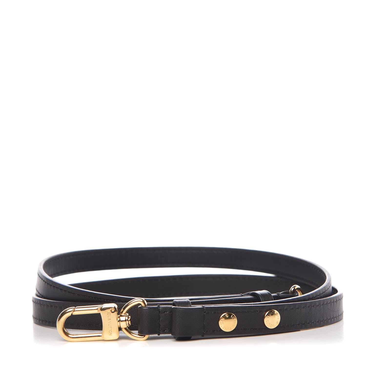 Louis Vuitton Calfskin Neo Noe Shoulder Strap Black 1 of 2