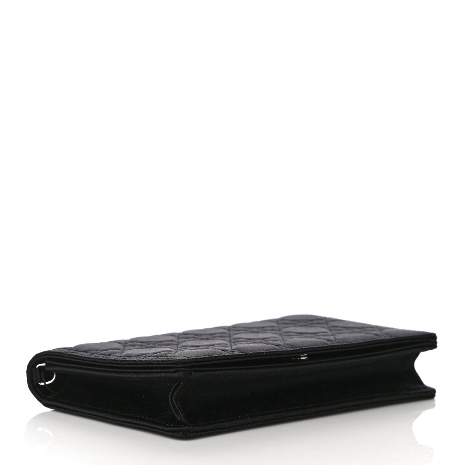 Christian Dior Satin Cannage Lady Dior Clutch Black 7 of 13