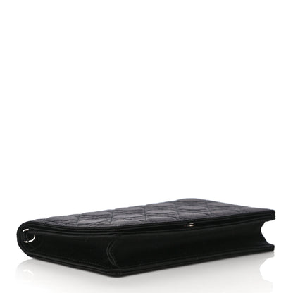 Christian Dior Satin Cannage Lady Dior Clutch Black 7 of 13
