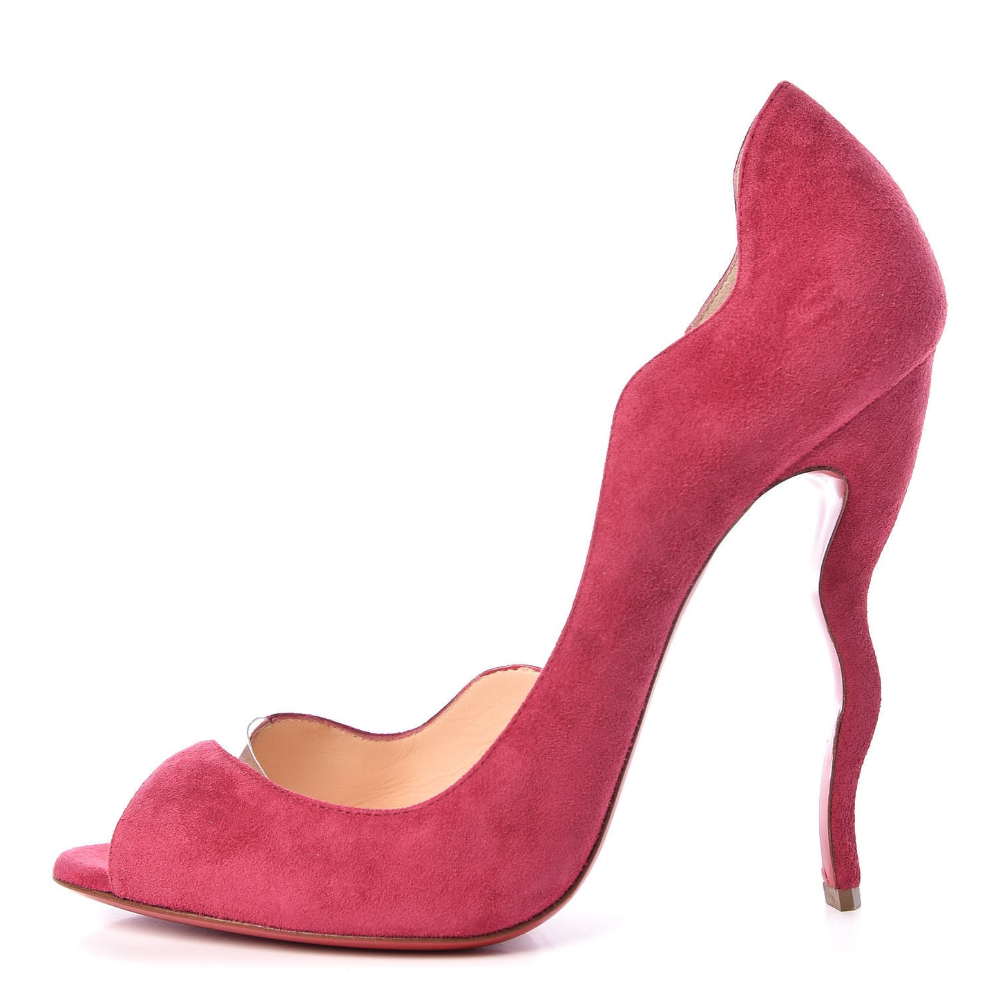Veau Velours Deepik Half d'Orsay 100 Pumps 40 Rosa