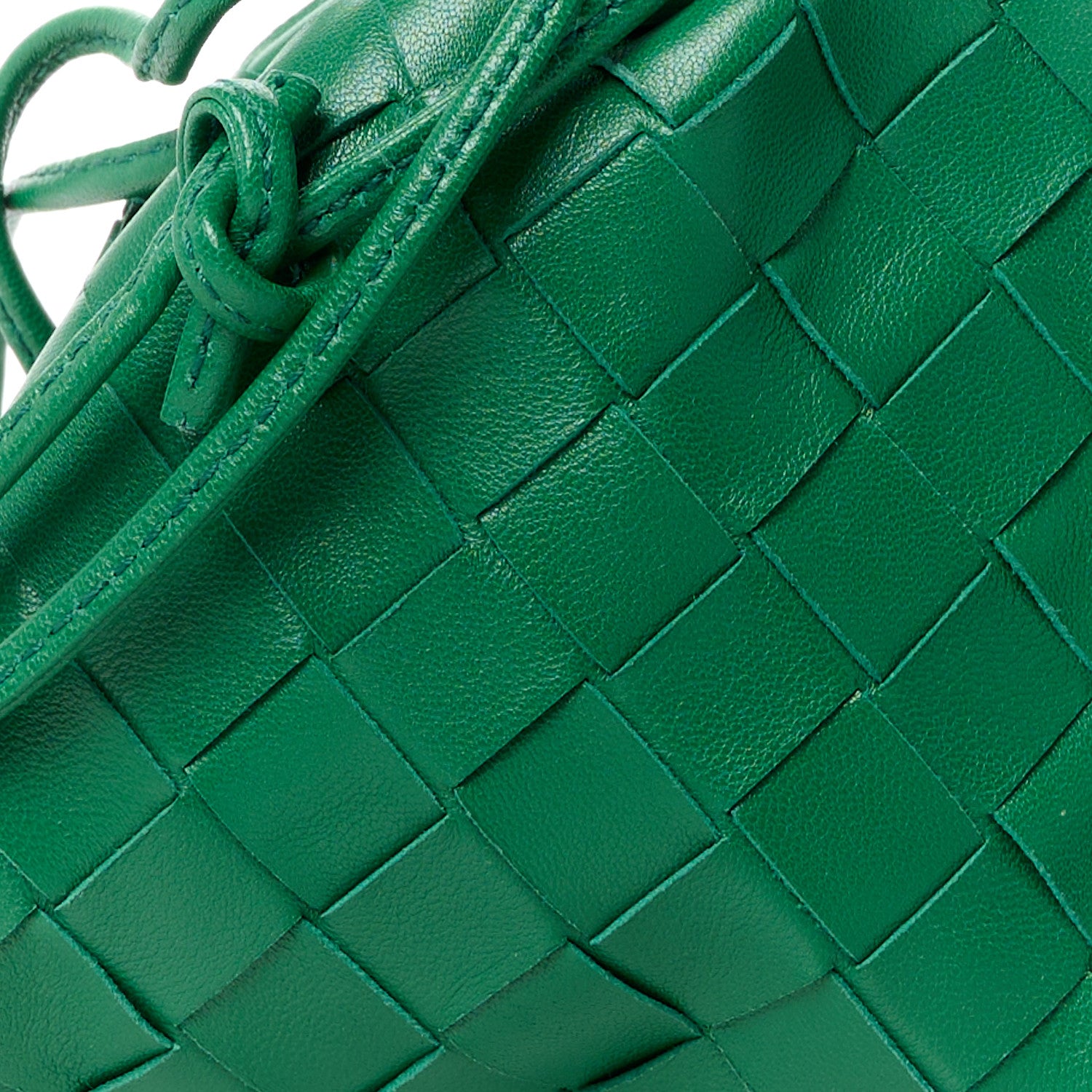 Bottega Veneta Nappa Intrecciato The Mini Pouch Racing Green 9 of 12