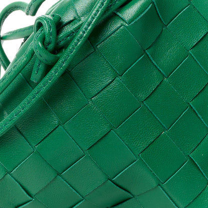 Bottega Veneta Nappa Intrecciato The Mini Pouch Racing Green 9 of 12