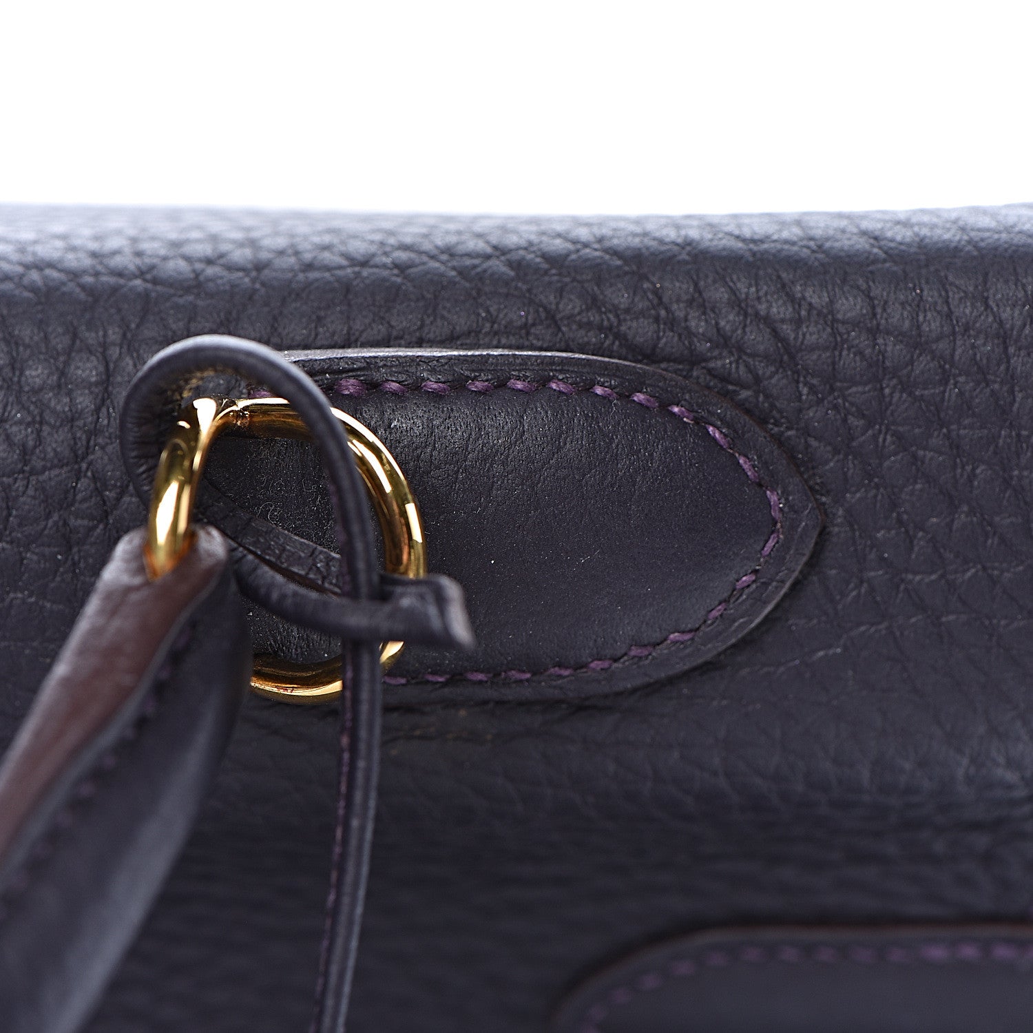 Hermes Taurillon Clemence Kelly Retourne 35 Raisin 35 of 46