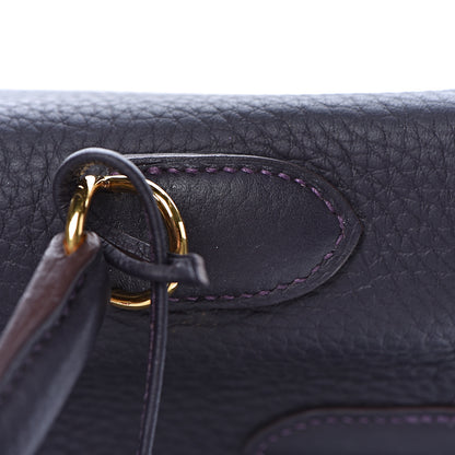Hermes Taurillon Clemence Kelly Retourne 35 Raisin 35 of 46