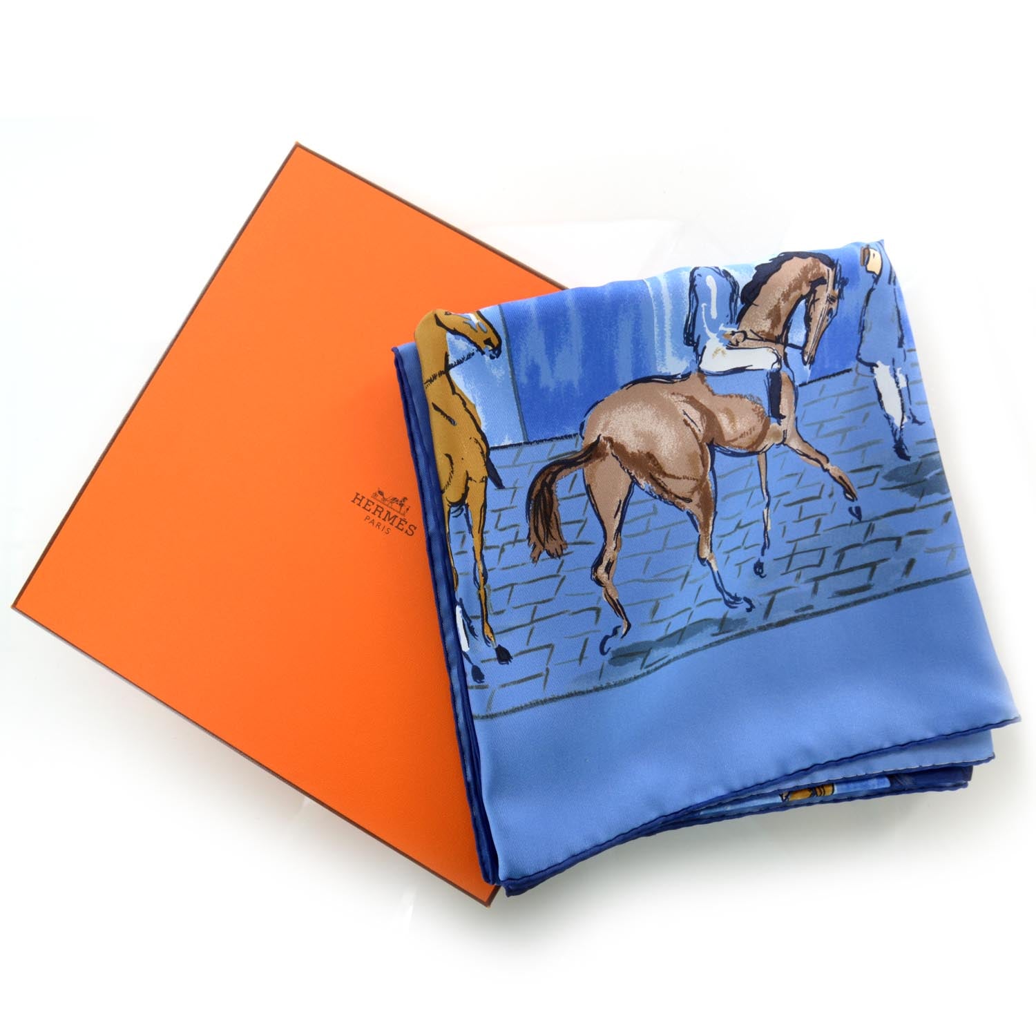 Hermes Silk Les Boxes Scarf 90 6 of 6
