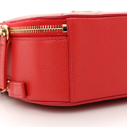 Chanel Caviar Quilted Small Camera Bag Red 10 of 13