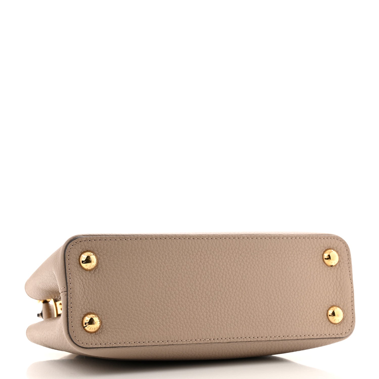 Louis Vuitton Taurillon Capucines BB Galet 4 of 11