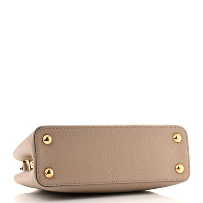 Louis Vuitton Taurillon Capucines BB Galet 4 of 11