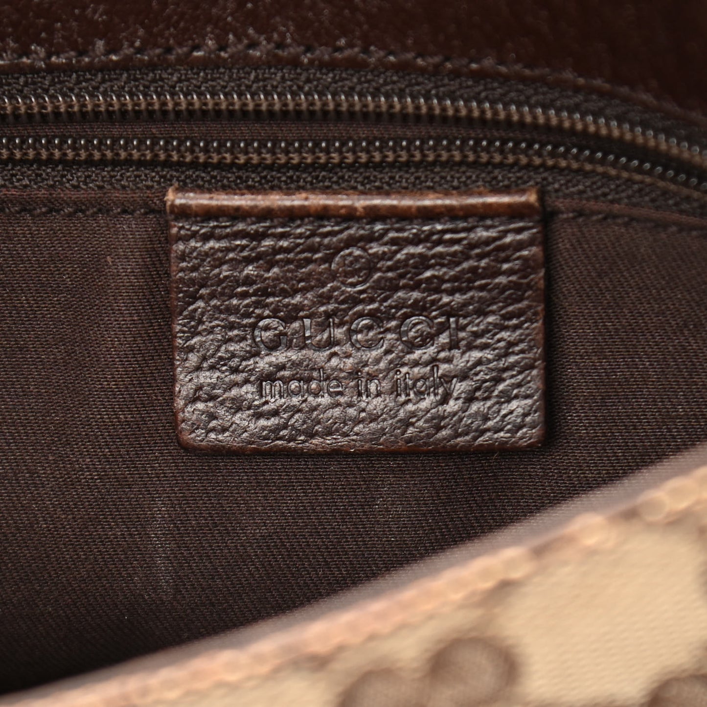 Monogram Waist Pouch Bag Dark Brown