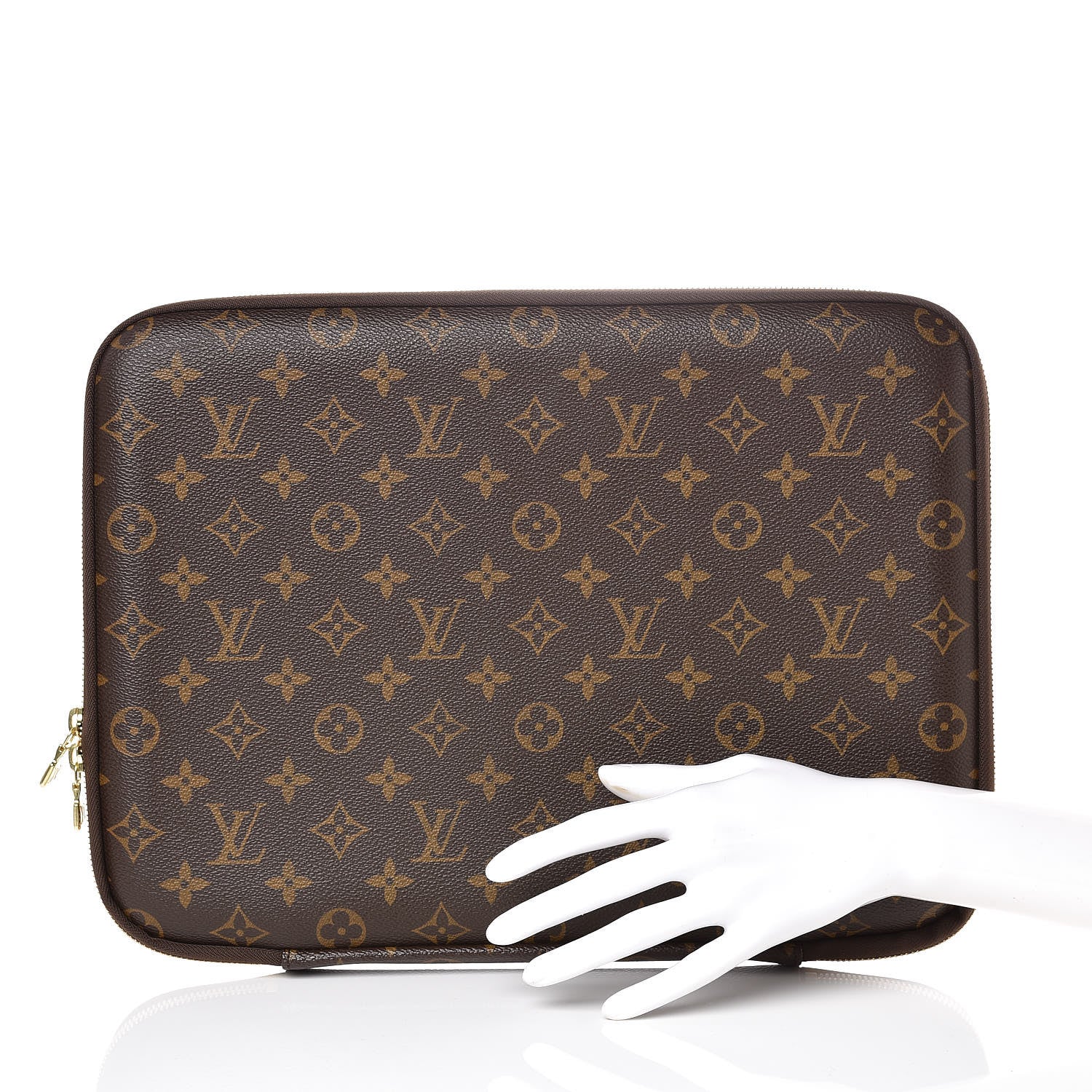 Louis Vuitton Monogram 13 Inch Laptop Sleeve 2 of 7