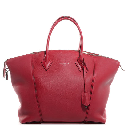 Louis Vuitton Veau Cachemire Soft Lockit MM Framboise 1 of 7