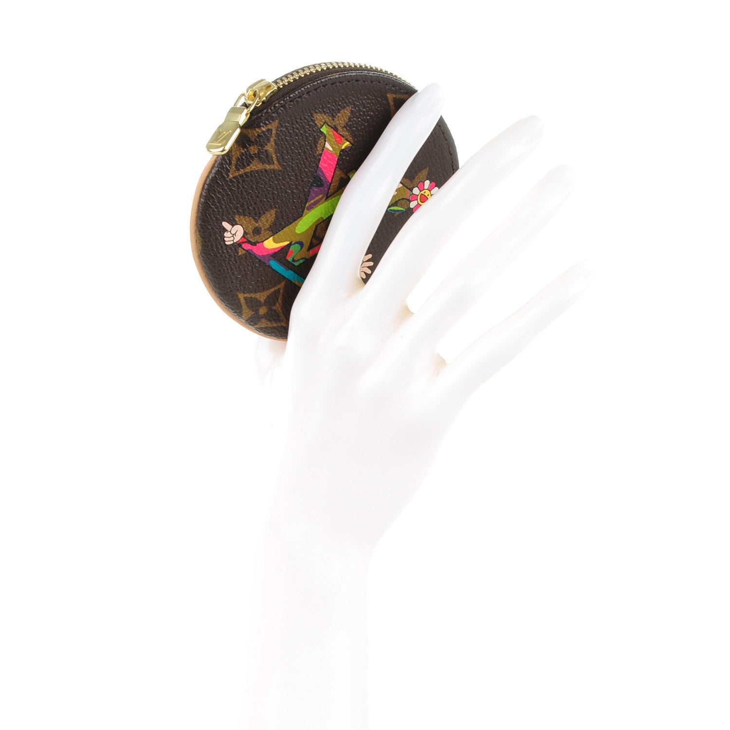 Louis Vuitton Monogram MOCA Round Coin Purse 2 of 7