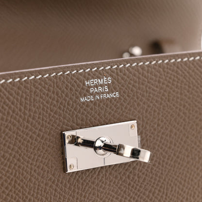 Hermes Epsom Kelly Wallet To Go Etoupe 6 of 11