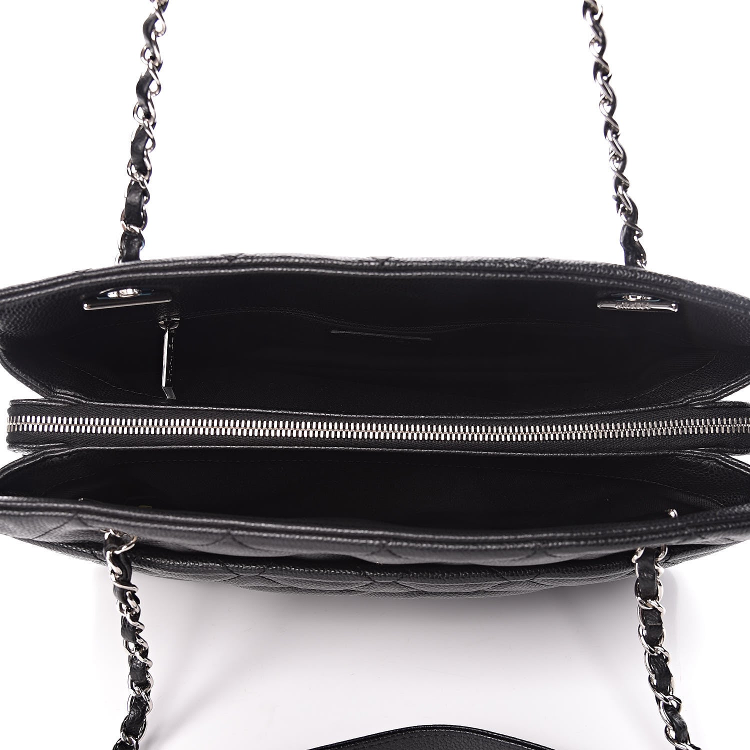 Chanel Caviar Quilted Timeless CC Soft Tote Black 5 of 13