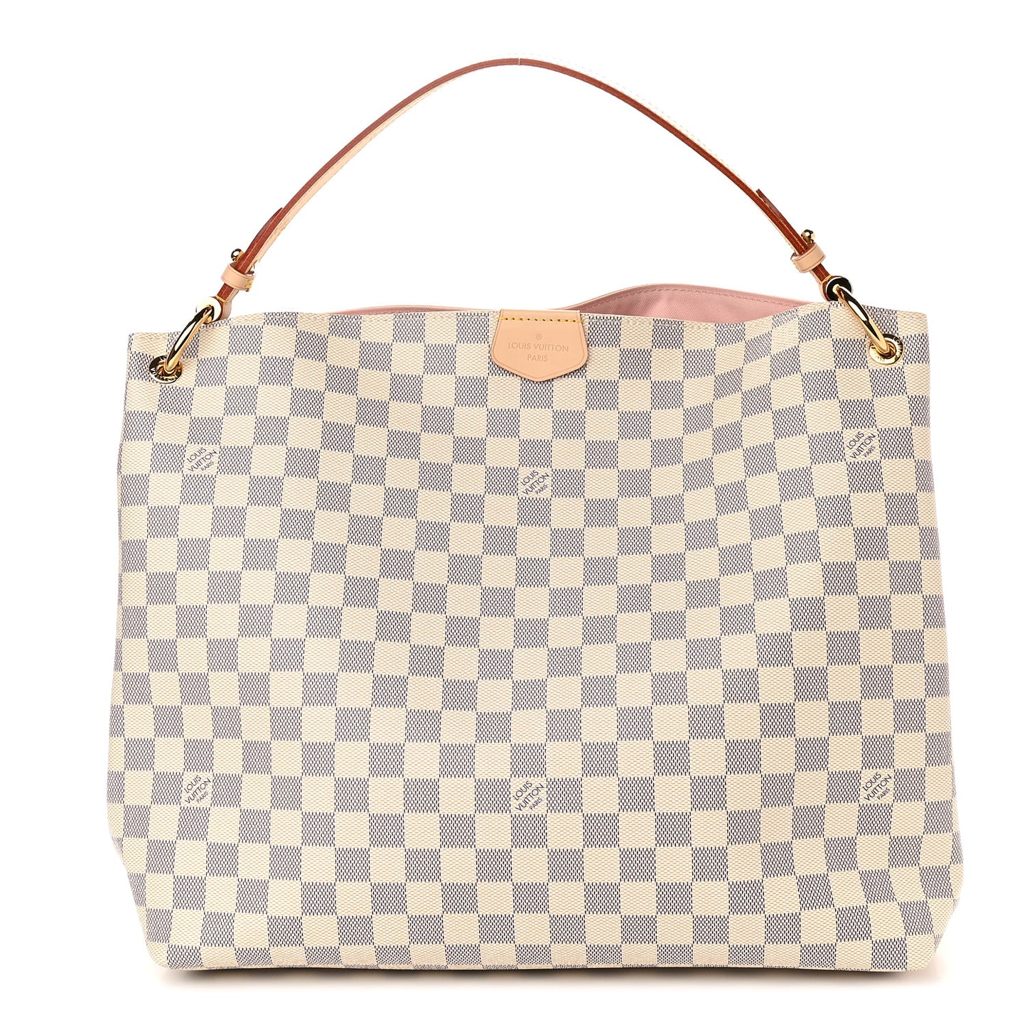 Damier Azur Graceful MM Rose Ballerine