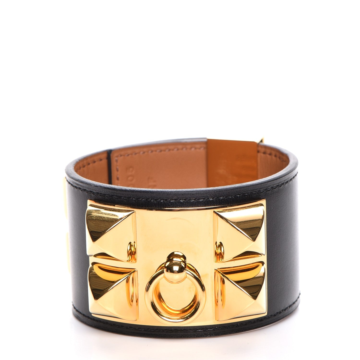 Hermes Chamonix Collier De Chien CDC Bracelet S Black 3 of 8