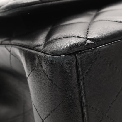 Chanel Lambskin Quilted Maxi Double Flap Black 13 of 13