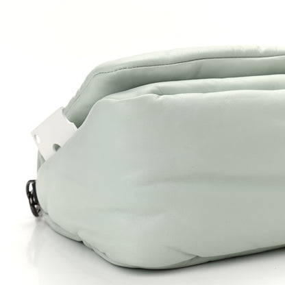 Off-White Calfskin Slouchy Nailed Clutch Green 8 of 9