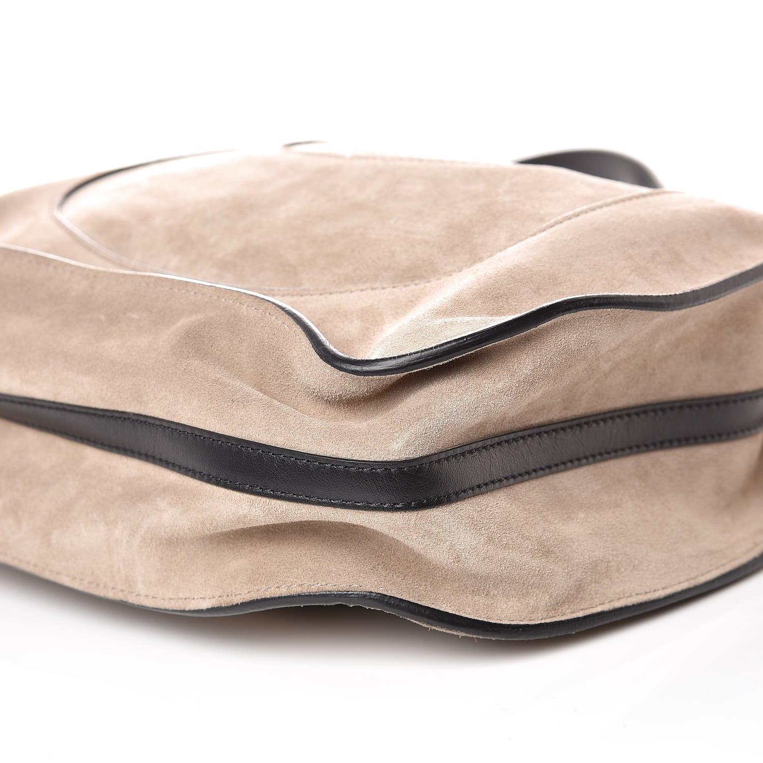Chloe Calfskin Suede Small Hayley Hobo Cashmere Grey 9 of 9