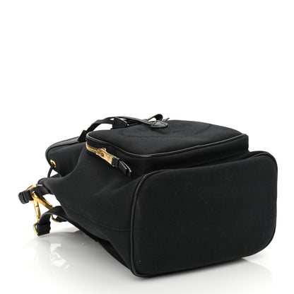 Prada Canvas Drawstring Bucket Black 4 of 9