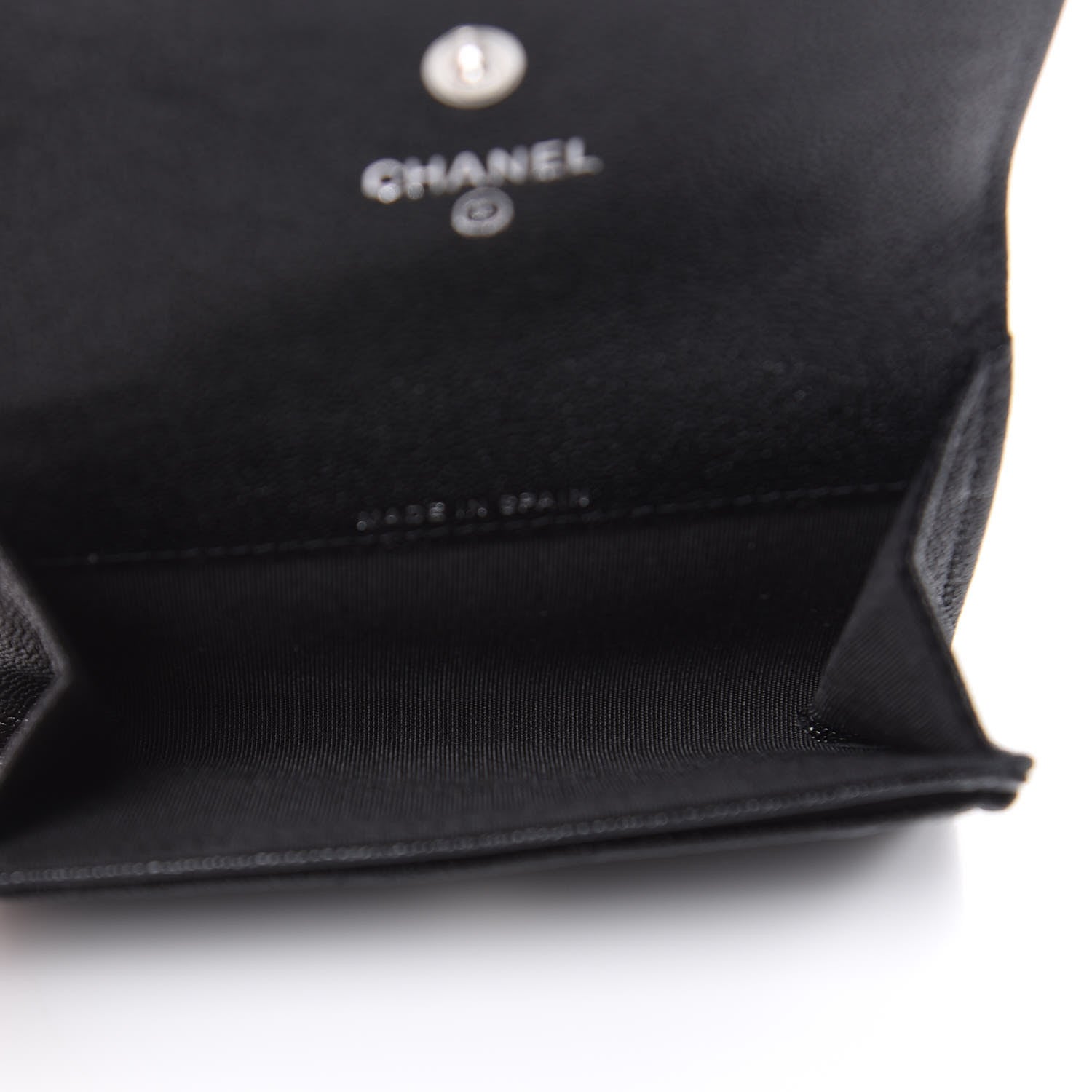 Chanel Caviar Quilted Boy Flap Card Holder Black 5 of 8