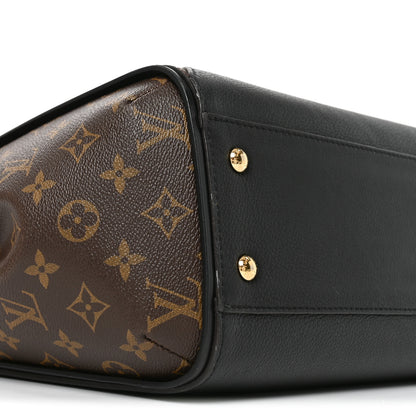 Louis Vuitton Calfskin Monogram Kimono Tote Black 8 of 10