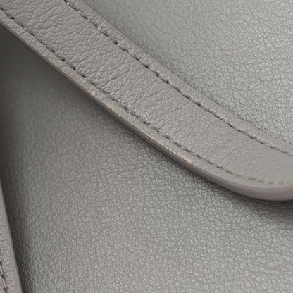 Saint Laurent Calfskin Large Shopping Tote Granite 12 of 14