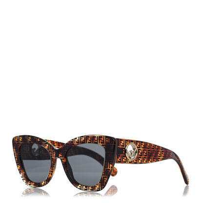 Fendi Acetate F is Fendi FF 51mm Cat Eye Sunglasses 0327/S Tortoise Camouflage 1 of 7