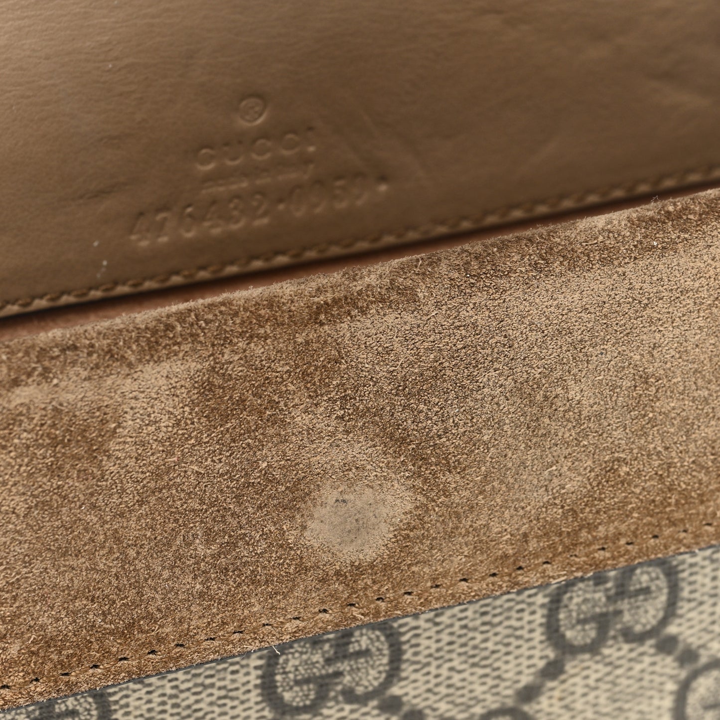 GG Supreme Monogram Super Mini Dionysus Shoulder Bag Taupe
