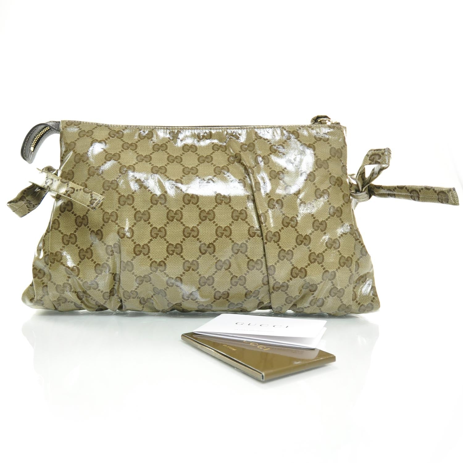Gucci Crystal Monogram Hysteria Clutch 2 of 7