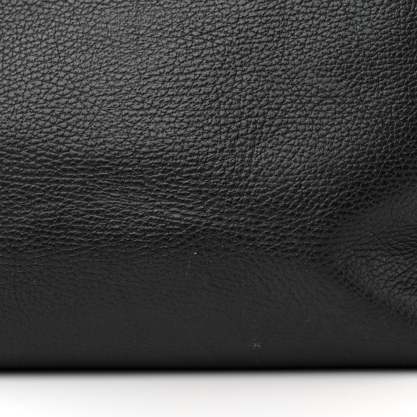 Pebbled Calfskin Medium Swing Tote Black