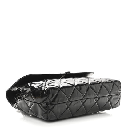 Chanel Vinyl Quilted In the Business Flap Bag Black 4 of 19