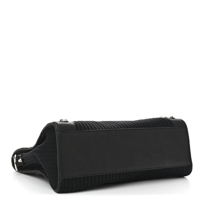 Balenciaga Ribbed Neoprene Classic Silver Hardware City Black 4 of 12