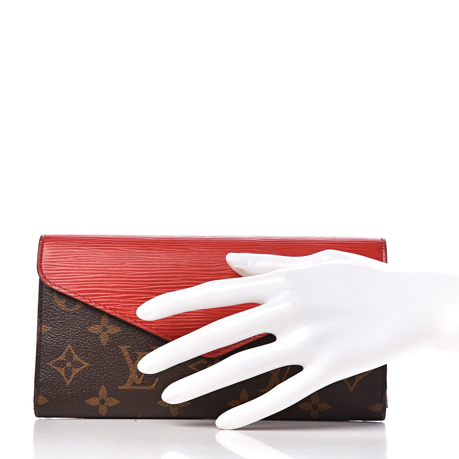 Louis Vuitton Monogram Epi Marie-Lou Long Wallet Coquelicot 2 of 9