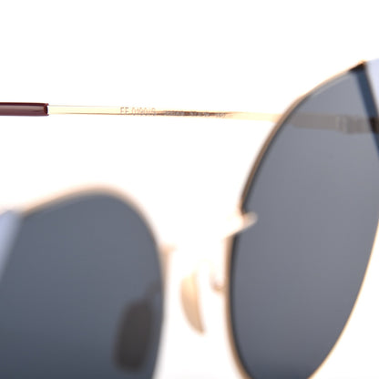 Fendi Iridia Sunglasses FF 0190 Rose Gold Blue 5 of 7