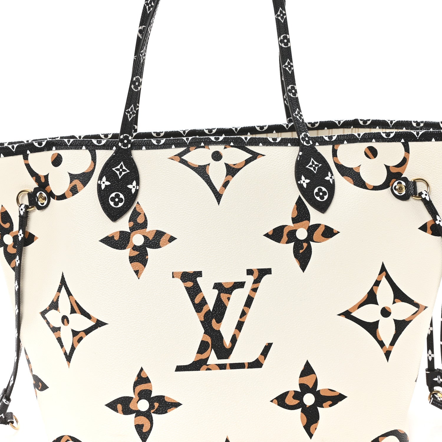 Louis Vuitton Monogram Giant Jungle Neverfull MM Ivory 1854202