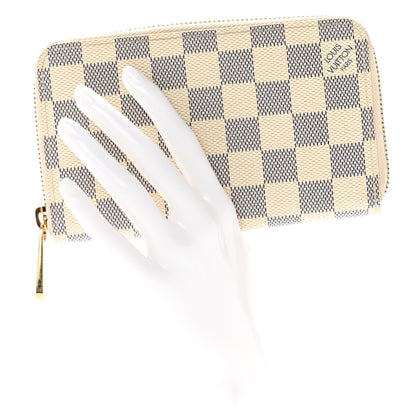 Louis Vuitton Damier Azur Compact Zippy Wallet 2 of 9