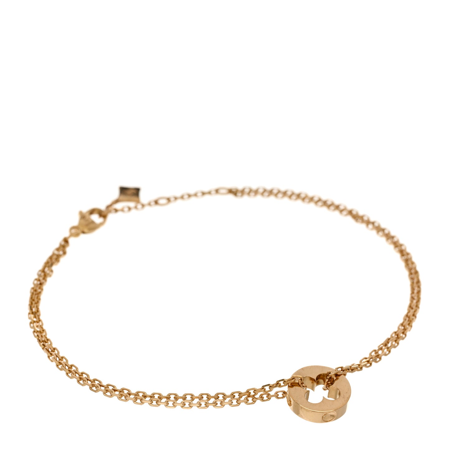 18K Yellow Gold Empreinte Chain Bracelet