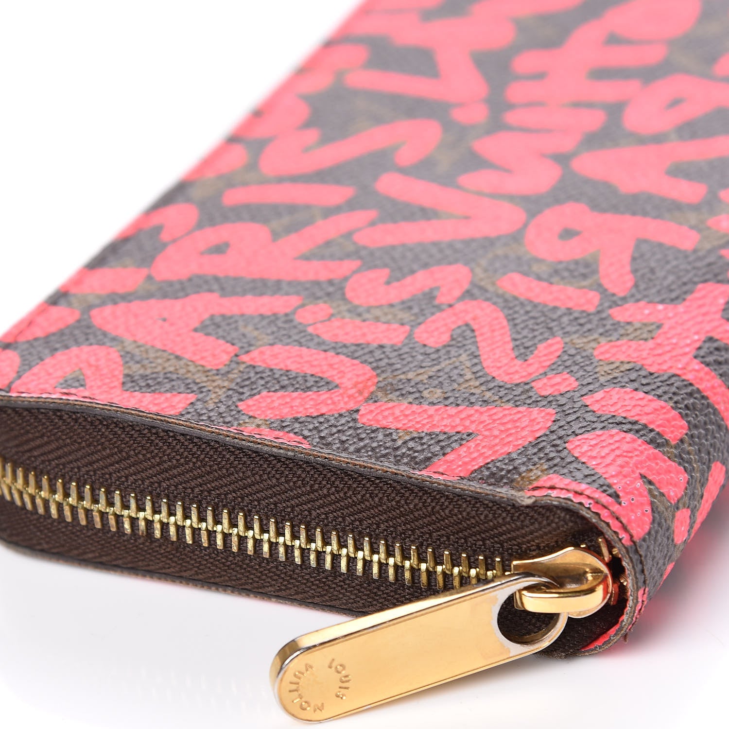 Louis Vuitton Monogram Graffiti Zippy Wallet Fuchsia 13 of 17