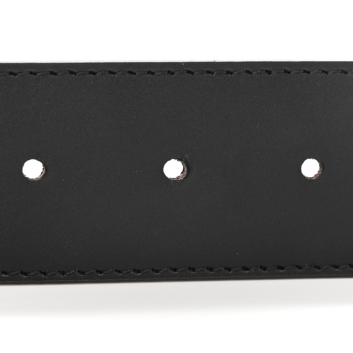 Calfskin Monogram 40mm LV Initiales Reversible Belt 95 38 Black
