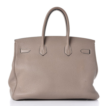 Hermes Togo Birkin 35 Gris Tourterelle 32 of 42