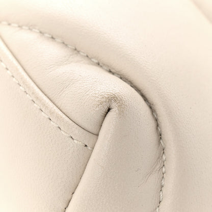Saint Laurent Lambskin Quilted Small Loulou Puffer Monogram Chain Satchel Crema Soft 11 of 17
